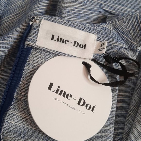 LINE & DOT Riel Self Tie Woven Mini Shift Dress - Picture 7 of 8